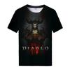Game Diablo 4 3D Print T-shirts Men Woman Short Sleeve Tees Streetwear Harajuku Fashion Oversized T Shirt Kids Tops Clothing