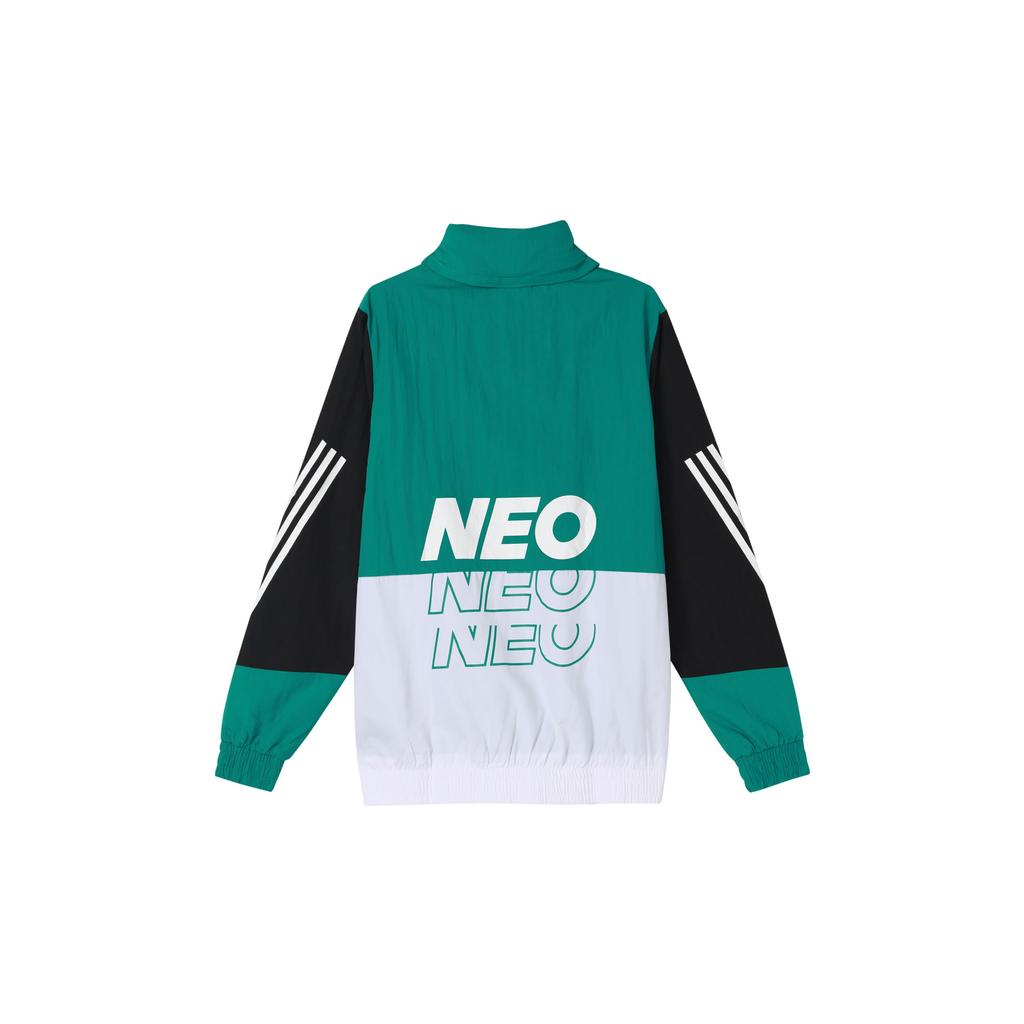 Adidas Neo с коротким рукавом, арбузная ветровка, мужские куртки, белый, зеленый GE5499