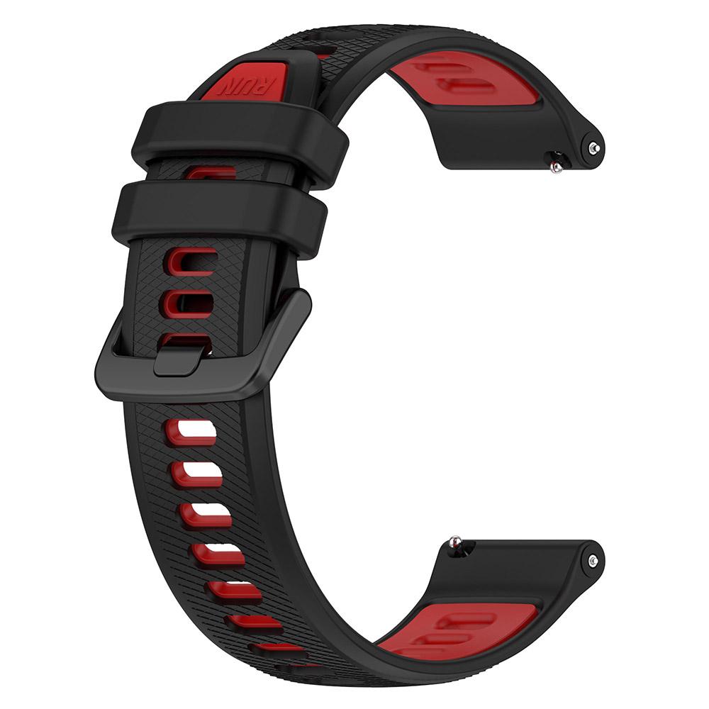 18mm 20mm 22mm Watch Band For Garmin Forerunner 265 265S Two-Color Silicone Watchband Strap for Garmin Venu SQ Venu 2 3S