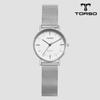 TORSO T41MS Классические кварцевые часы для пары Унисекс Металлические часы