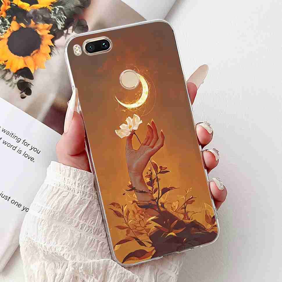 Чехол для Xiaomi Mi A1 MDG2 MDI2, модная расписная крышка из мягкого силикона TPU для Xiaomi Mi A1 Mi 5X 5.5", разноцветный цветочный чехол для телефона