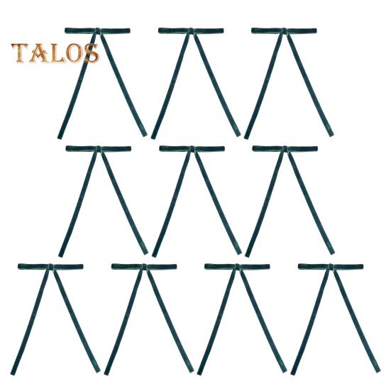 10 шт. бархатных рождественских бантов, винтажная рождественская елка, бархатные ленты, банты, декор для поделок, подарочная упаковка, аксессуары для волос