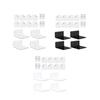 4x Wall Mounted Shelves,Hanging Rack Board Organizer,Acrylic Shelves,Small Shelves,for Bedroom