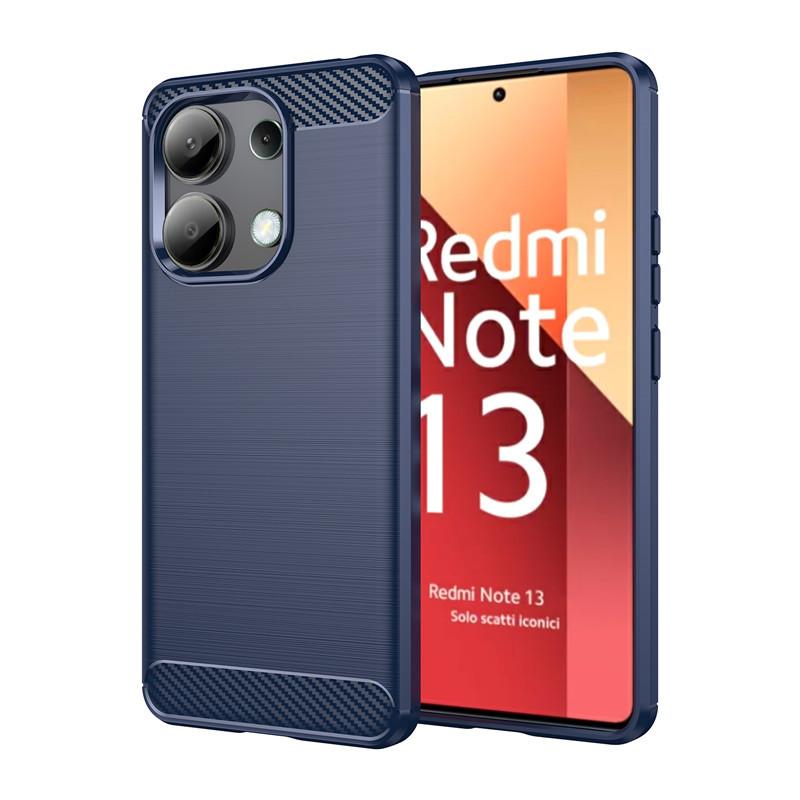 Чехол для Redmi Note 13 Чехол для Redmi Note 13 4G 6,67-дюймовый ударопрочный силиконовый бампер из углеродного волокна для Note 13 Pro Plus 4G 5G