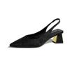 2024 Summer New High Heels Shoes Women Sandals Non-slip Outdoor Female Designer Sandals Sexy Fashion Rubber Elegant Woman Heels