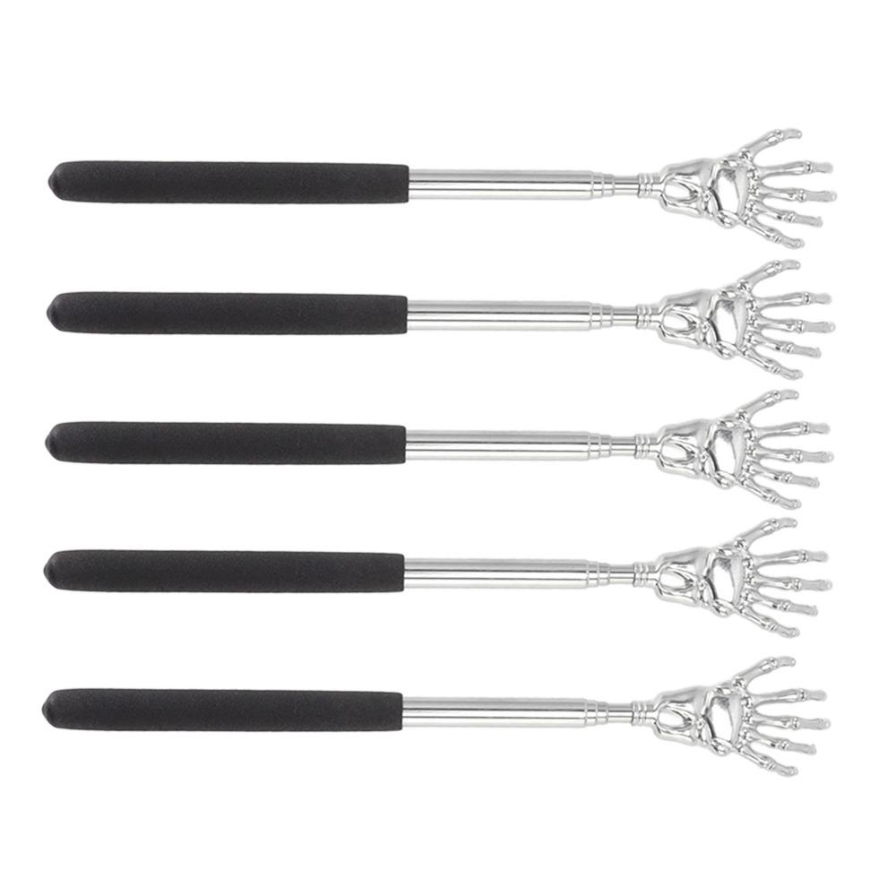 5Pcs Telescopic Back Scratcher Portable Massage Tool Practical Body Massager Back Massage