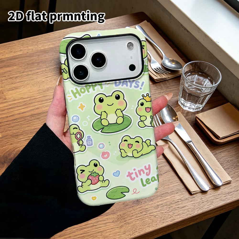 Phone Case: 2D flat Samsung Galaxy A34 A35 M05 M06 S20 S22 S21 FE Plus 5G protective case, little frogs in different poses, perfect Christmas and Hall