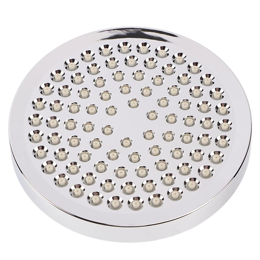 6in Shower Head Round High Pressure Bathroom Showerhead with Chrome Plated Finish for Home