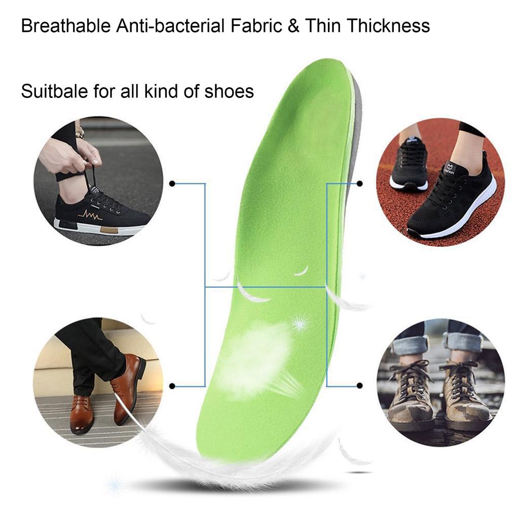 Полнометражные ортопедические вставки для обуви с супинатором для бега и плоскостопия