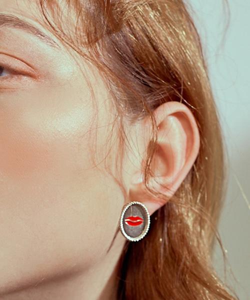 Монетные серьги Bonbeau Antique Lips