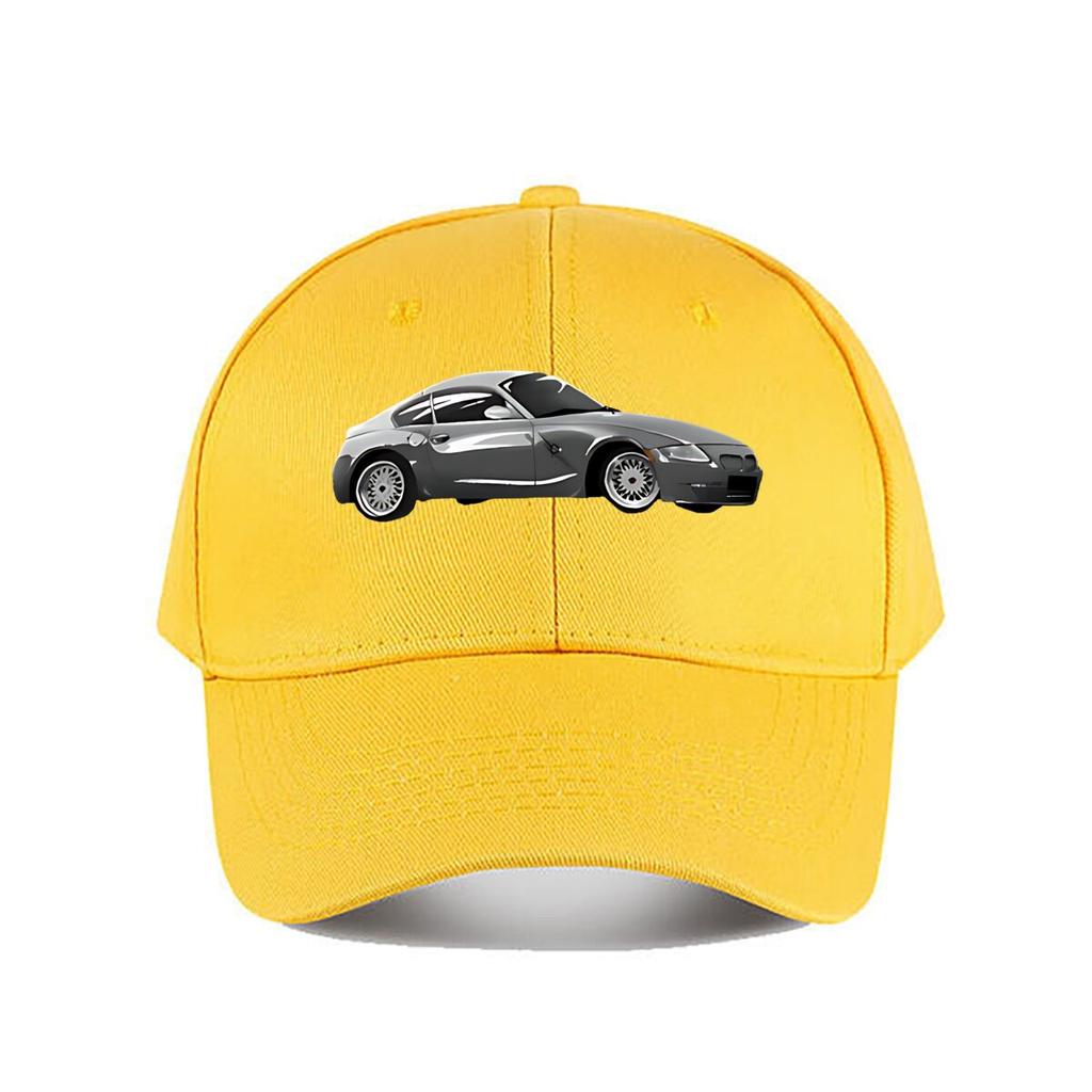 Collectible Die Cast Silver Metallic Sports Car Baseball Cap Fashion Unisex Sunhat Womens Outdoor Sports Snapback Cap
