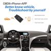Диагностический сканер Авто Неисправность автомобиля OBDII Диагностический инструмент Scan Tool Универсальная поддержка Ios Android Windows Диагностический инструмент Обнаружение проблем в автомобиле