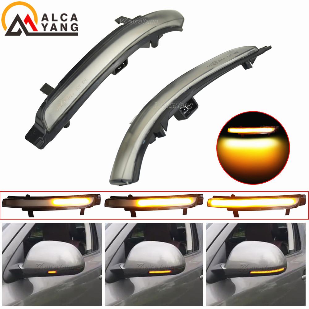 For Skoda Octavia MK2 1Z 09-13 Superb B6 3T 08-14 Dynamic LED Turn Signal Blinker Sequential Indicator Mirror Flasher Light