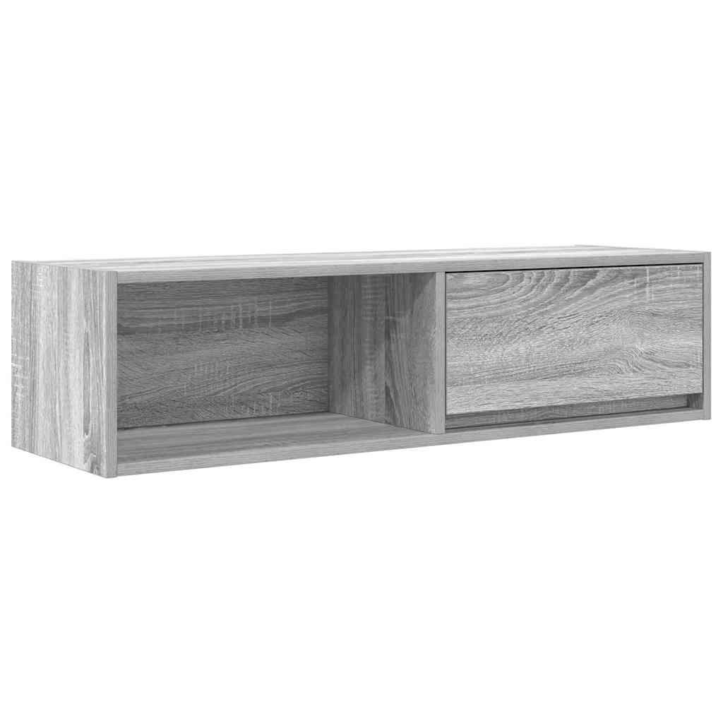 TV Cabinet Gray Sonoma 100 x 31 x 25.5 cm Particleboard