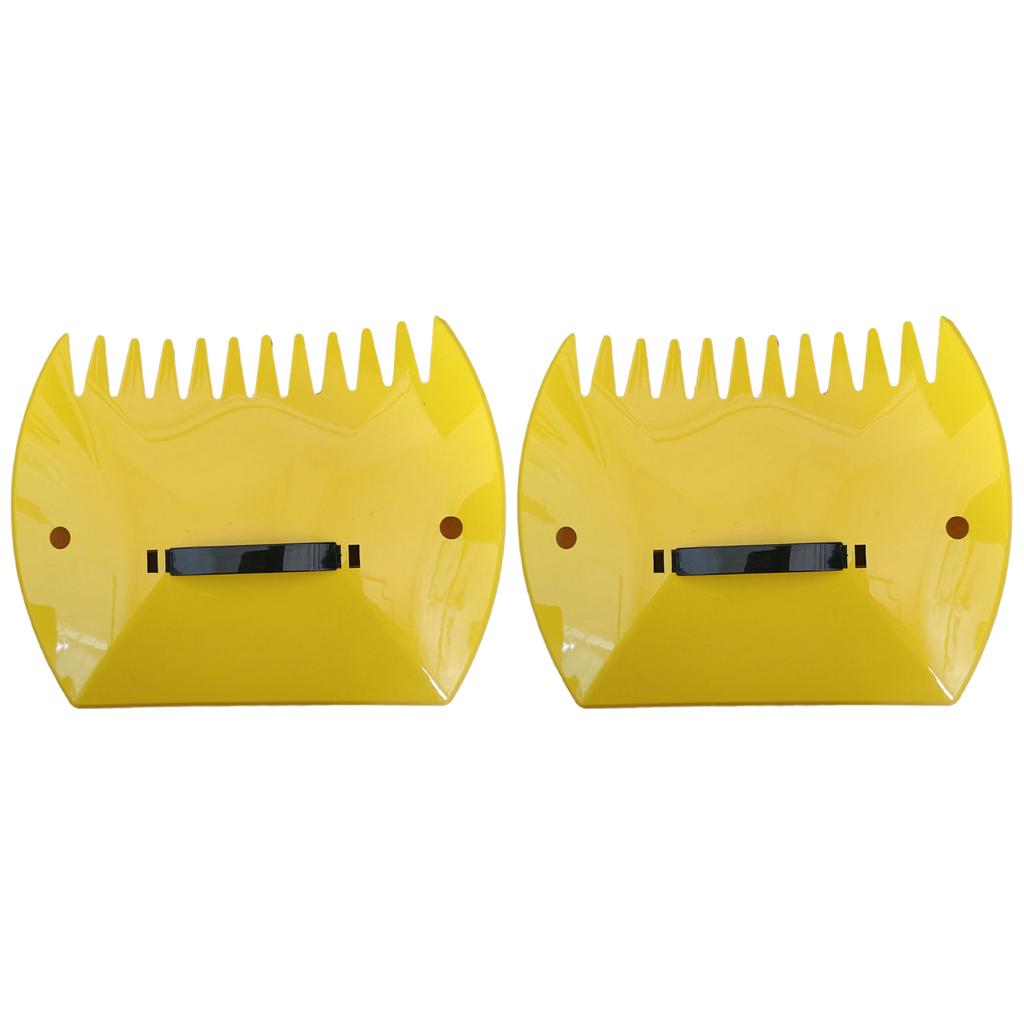 Leaf Scoop Leaves Grabber 2pcs Handheld Leaf Scoop Garden and Yard Leaf Scoops Hand Rakes Large Garden Hand Rake Tool