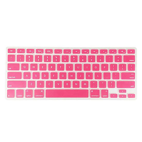 Красочный мягкий силиконовый чехол на клавиатуру для ноутбука Apple Macbook Air Pro, американская версия