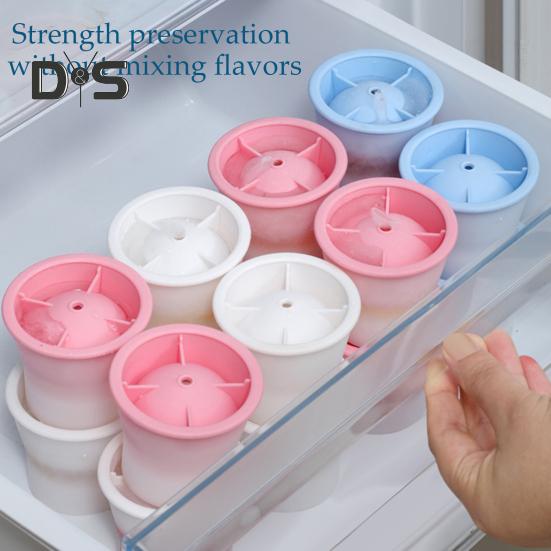 3 шт. Силиконовые круглые формы для льда с крышками, легкосъемные сферические ледогенераторы для коктейлей из виски, медленно тающие сферические ледогенераторы для напитков на основе бурбона