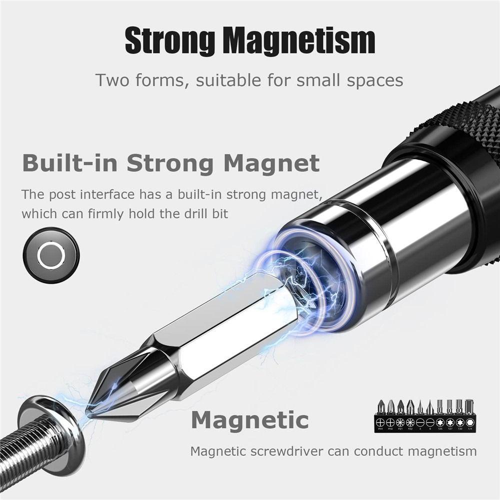 Drill Bit Holder Magnetic Bit Tip Holder Screwdriver Drill Extensions Adapter Guide Drill Hand Tool