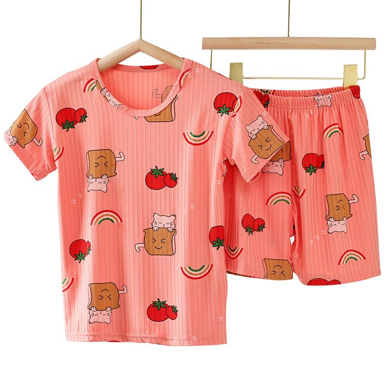 Family Look Pajamas Sets Summer Cotton Night Set Parent-child Sleepwear Family Matching Outfits Mommy and Me Clothes Pyjamas Set