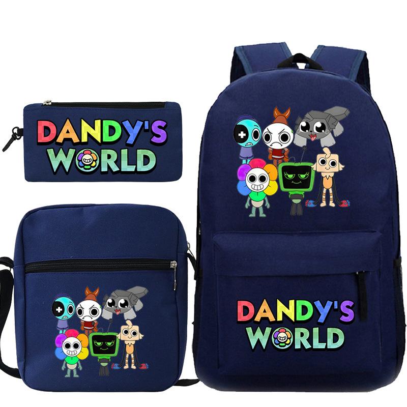 Game Merchandise Printed Backpack Primary And Secondary School Schoolbag Combination Set