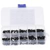 500Pcs Black Machine Screws Carbon Steel Electronic Repair Screws  Laptop