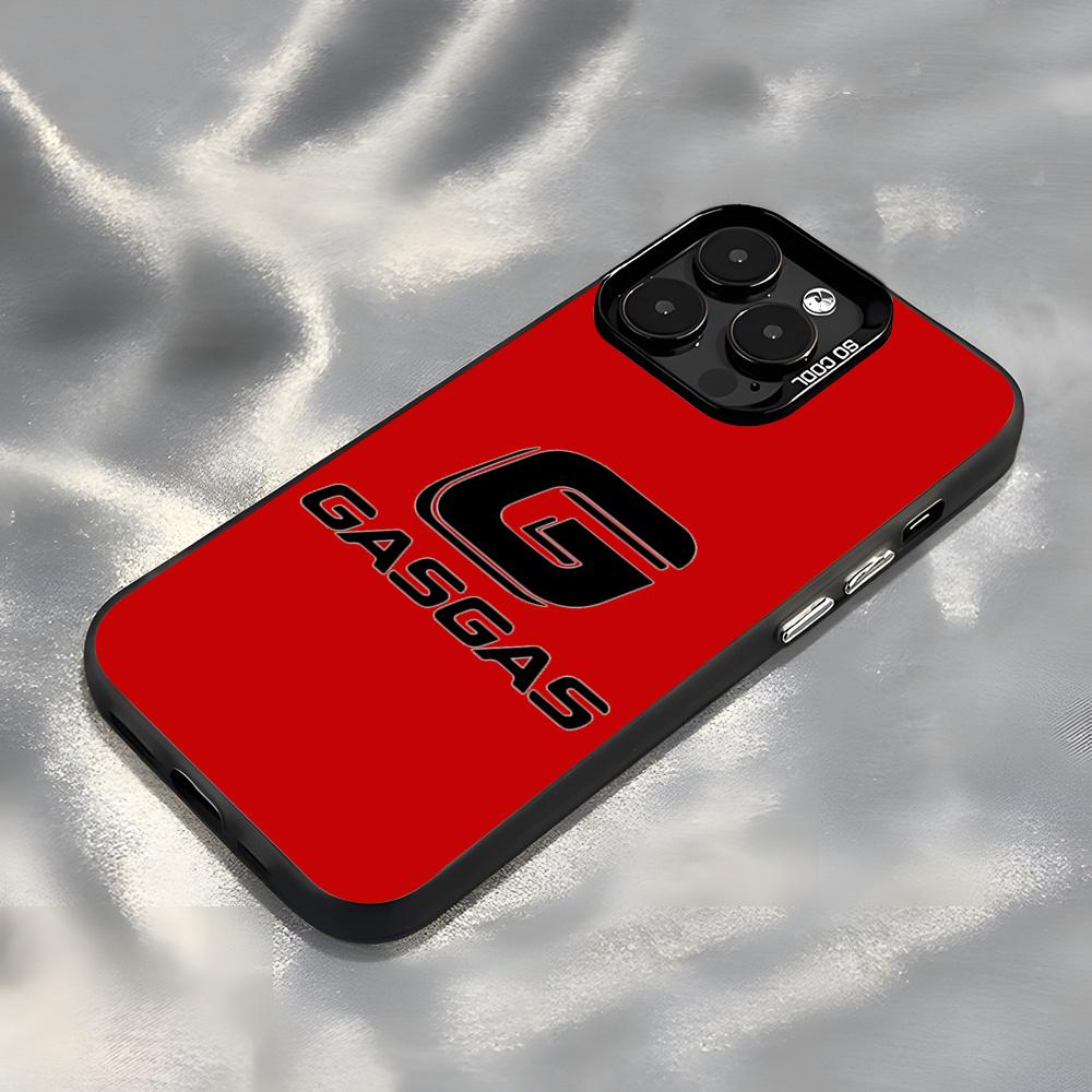 Motorcycle G-GasGas Phone Case For IPhone17 Air 16 15 14 Plus 13 12 11 Pro 7 8 XS Max XR Silver Black Bumper Case