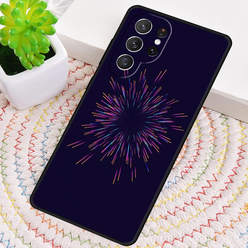 Чехол-бампер из силикона с рисунком 'Линии Точечный Свет' для Samsung Galaxy note 10 pro S26 S25 S24 S23 S22 S21 Plus S25Ultra Capa Cover