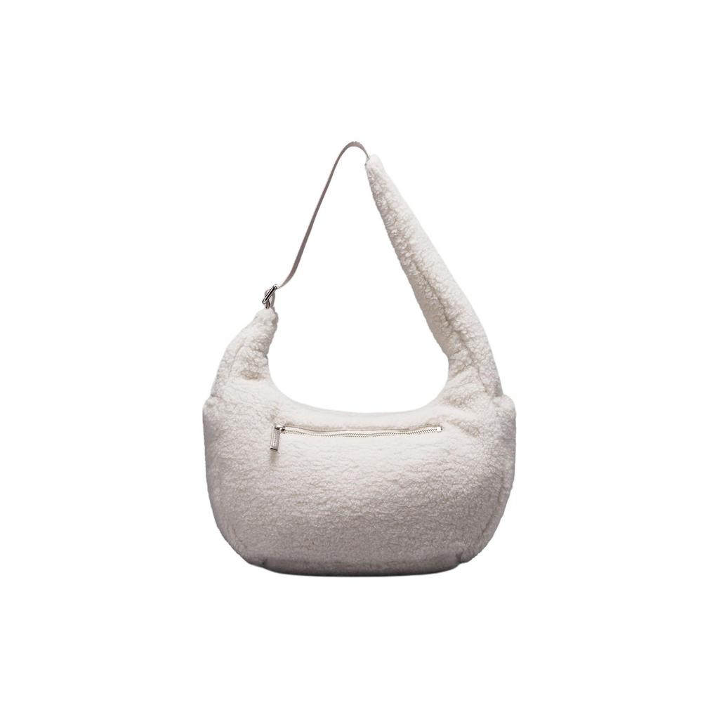 Lululemon Mini Adjustable Shoulder Bag With Zipper Closure Women Bags White LW9EUOS-047748