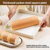 Square Baking Pans Nonstick Cake Moulds Carbon Steel Cake Baking Tray Carbon Steel Texture Kitchen Bakeware for Baking