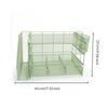 Mesh desk organizer with file compartments,