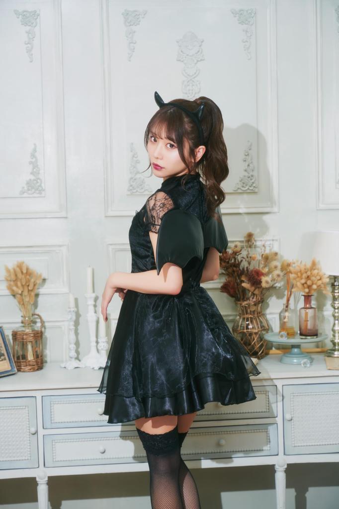 Clearstone GLOWHOLIC Cosplay Halloween Noir Devil Black Women's