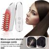 Microcurrent Scalp Massager Electric Scalp Massage Brush USB Charging Hair Massage Brush Head Scratcher Electric Hair Oil Applicator Multi-Functional