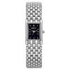 BERNY Silver Watch with Vintage Rectangular Case and 3ATM Water Resistance Women's