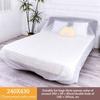 Waterproof Disposable Dust Covers Transparent PE Disposable Bed Cover  Bed Protection