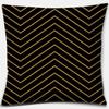 Black Geometric Printing Pillowcase Home Decoration Car Sofa Cushion Cover