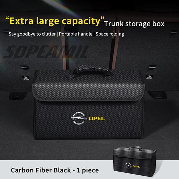 AAAET1 Car Trunk Organizer Box Tailbox Stowing Tidying Storage Bag For Opel OPCline ASTRA CORSA INSIGNIA MOKKA VECTRA ZAFIRA GTC Tigra