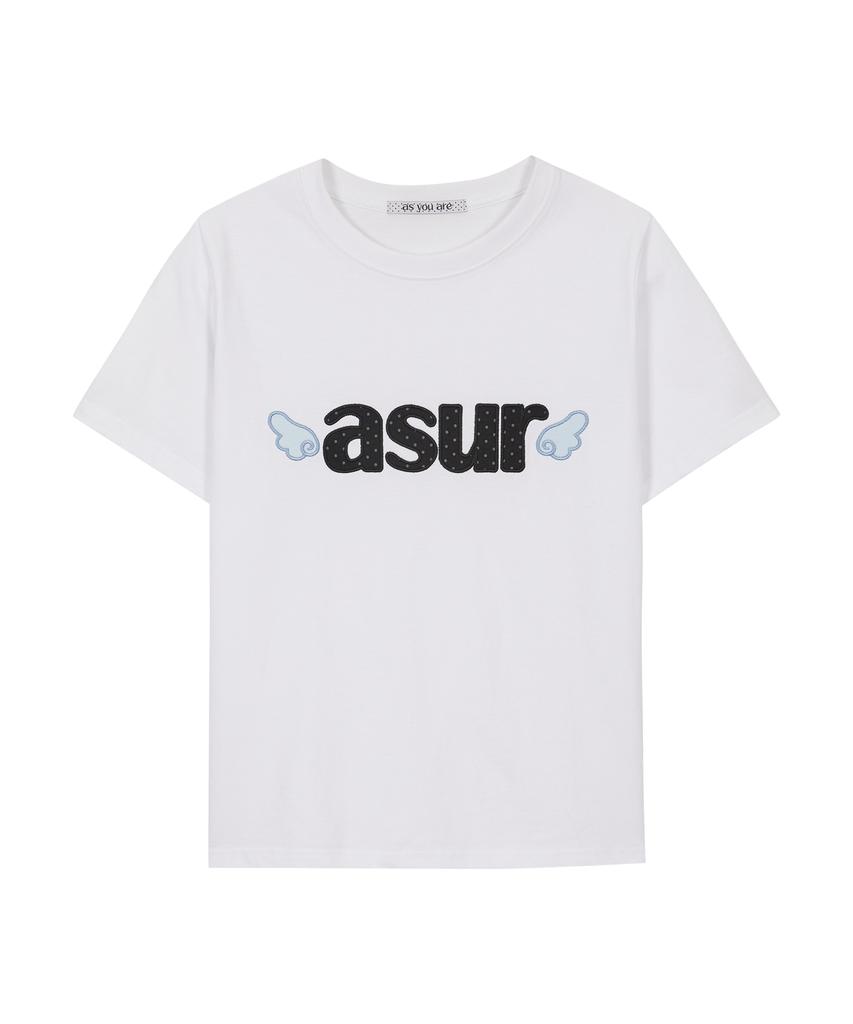 Белая футболка Aejeuyua Signature Angel Fit
