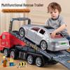 Delixin Children's Tow Truck Simulation: Educational Flatbed Toy Car for Boys