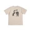 Uniqlo X Детектив Конан Коллаборация SS24 Мультфильм Аниме Передний карман Графический Круглый вырез Короткий рукав Футболка Унисекс Футболка Бежевый 472192-30