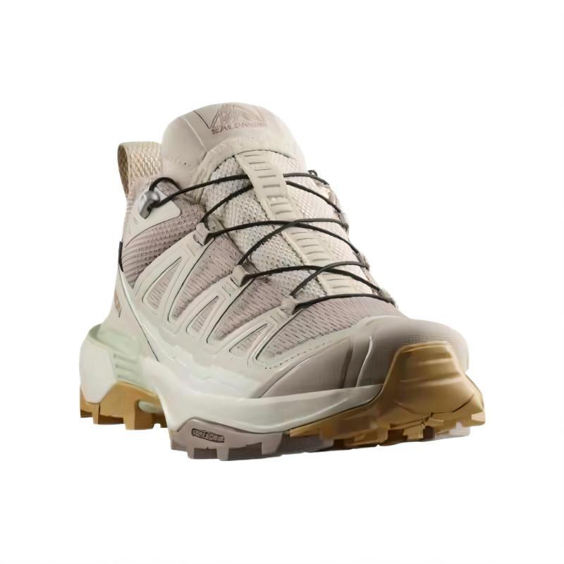 SALOMON X ULTRA 360 Водонепроницаемые Поддержка Сцепление Низкий верх Альпинистские Ботинки Женские Серо-бежевые Кроссовки 478170