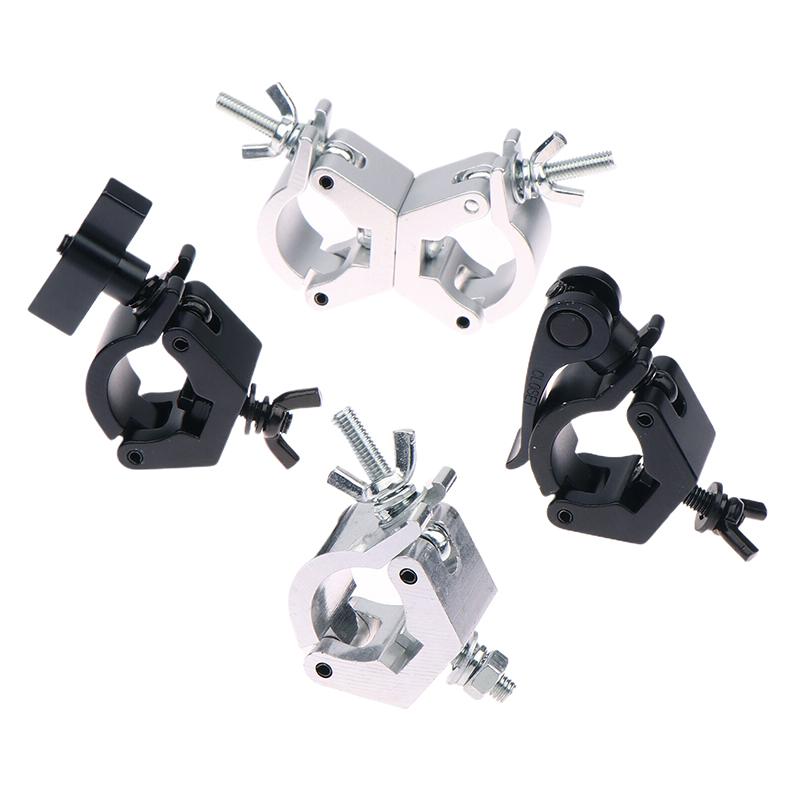 1 шт. алюминиевые ферменные зажимы 28-32 мм трубка O крюк сценический светильник монтажный кронштейн быстрозажимной осветительный зажим