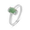 Серебряное кольцо с натуральным изумрудом 0.806ct (2127666)