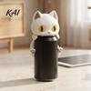 Beverage Container Stand 3D Printed Bat Can Holder, Funny Cartoon Vampire Cat Halloween Party Decoration for Standard Soda Cans, Desktop Decor,
