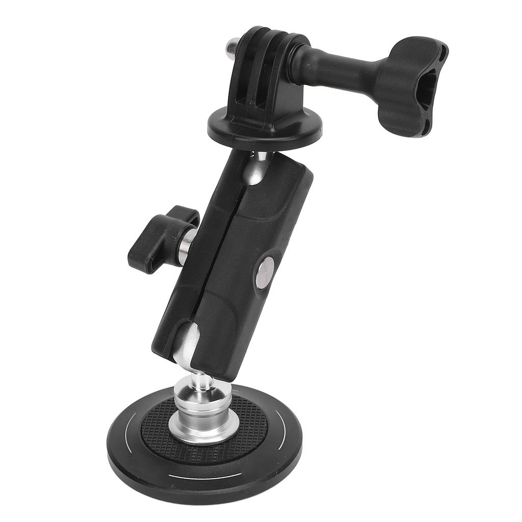 Magnetic Action Camera Mount Multi Angle Adjustment with 14 Screw 2 Ball Head Outside Car Camera