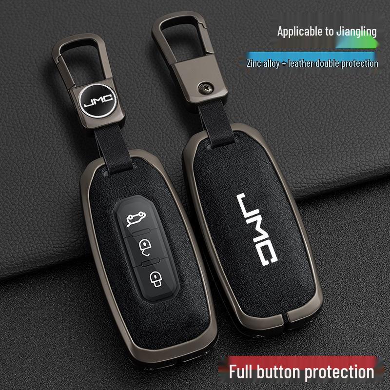 Jiangling Yuhu 7 Key Case: Fits Yusheng S350/S330, Transit, New Baodian - Metal Shell for Men