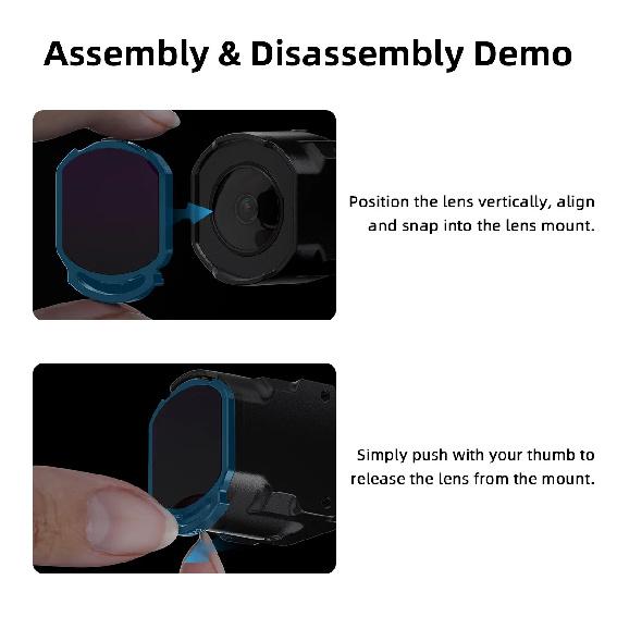 GEPRC O4 Air Unit Pro Filter UV ND8/16/32/64 Drone Optical Glass Photographic Parts Sports Action Camera