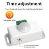 DC 12V 24V 8A PIR Motion Sensor Switch Movement Sensor IR Infrared Detector Light Switch Automatic Module for LED Strip Light