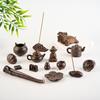 Винтажная керамическая мини-горелка для благовоний - Портативный держатель для сандала для домашнего декора