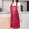 Kitchen Chef Apron Durable Seams Adjustable Neck Strap Waterproof with Large Front Pocket Heavy-duty BBQ Apron
