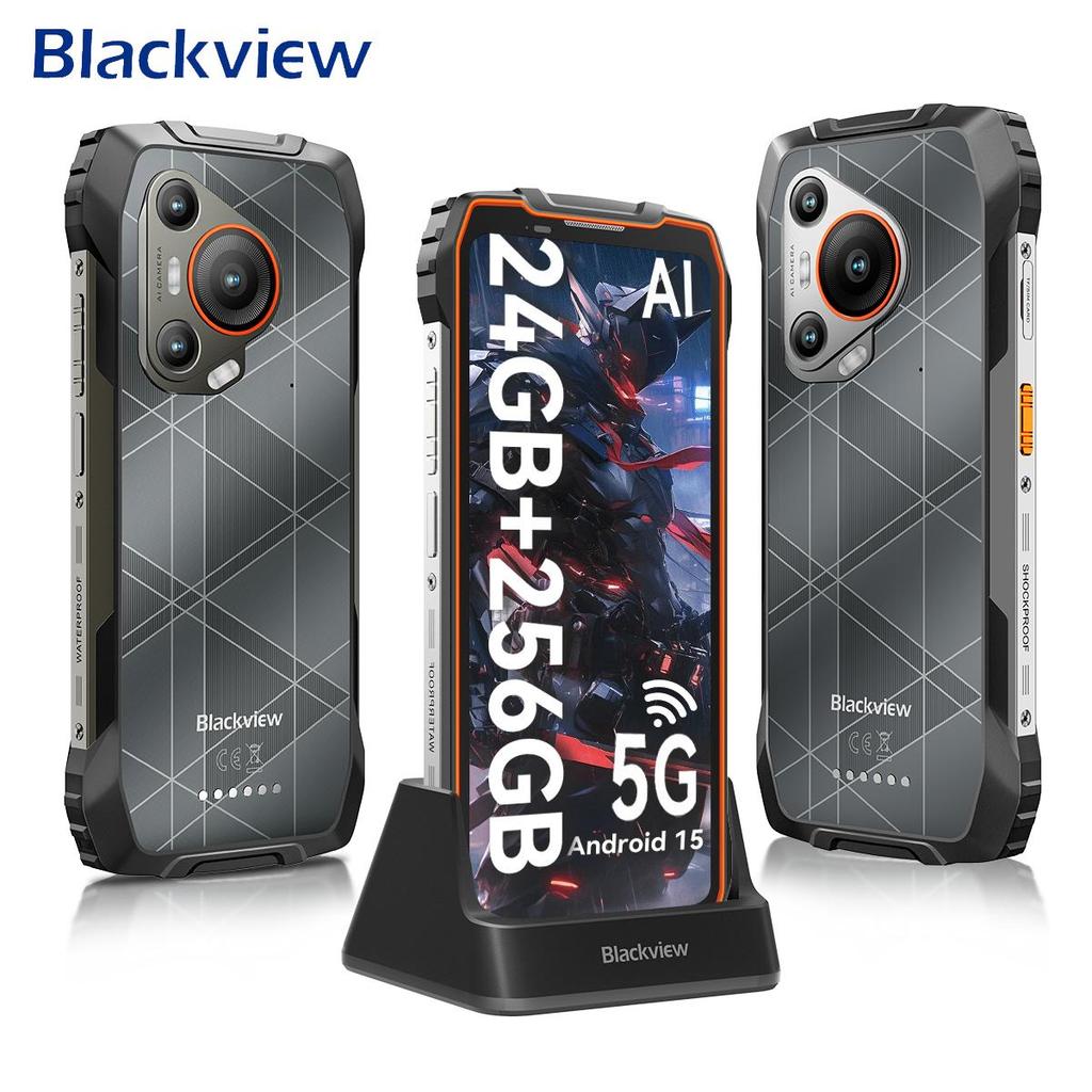 Blackview BL7000 5G 8GB 256GB Android 15 Rugged Smartphone 6.78 Inch 120HZ Mobile Phone 7500mAh